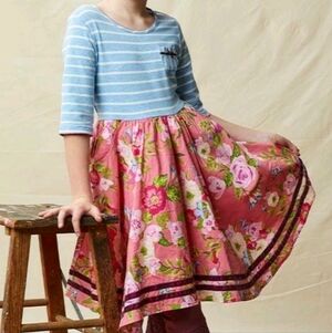 Matilda Jane Blue and Pink Floral Skirt
